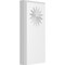 Ekena Millwork Standard Foster Flower Plinth Block With Beveled Edge, 4"W x 8"H x 1"P PBP040X080X100FOS10 - alternate 1